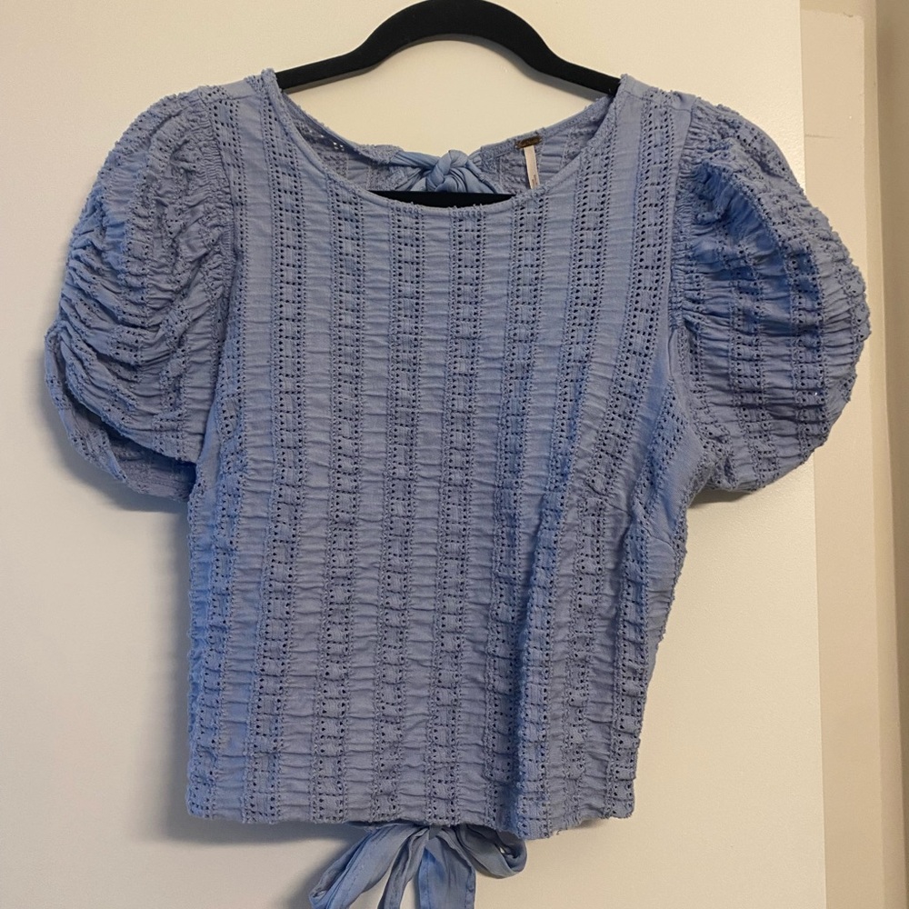 Free People open back crop top